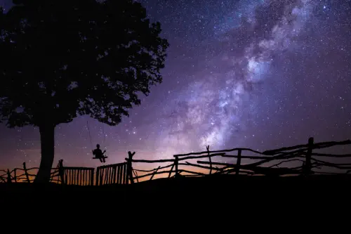 costellazione panorama noturno